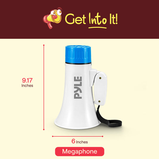 30W Rechargeable Megaphone-PMPVBTRC30BL
