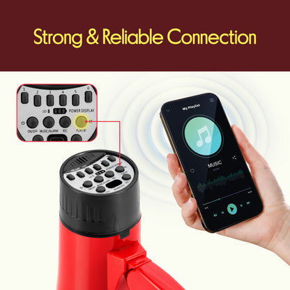 30W Rechargeable Megaphone-PMPVBTRC30DRD