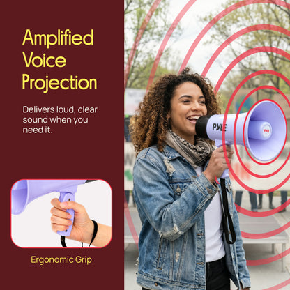 30W Rechargeable Megaphone-PMPVBTRC30LPR