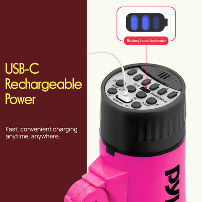 30W Rechargeable Megaphone-PMPVBTRC30PK