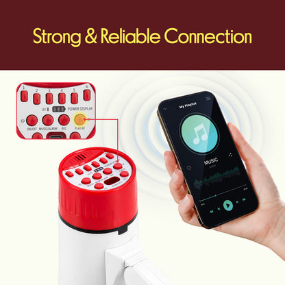 30W Rechargeable Megaphone-PMPVBTRC30RD