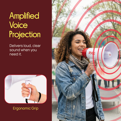 30W Rechargeable Megaphone-PMPVBTRC30RD