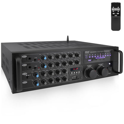 2000W Bluetooth Mixing Amplifier Karaoke/PA USB/SD Rack Mountable