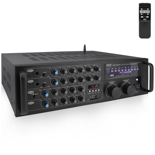 2000W Bluetooth Mixing Amplifier Karaoke/PA USB/SD Rack Mountable