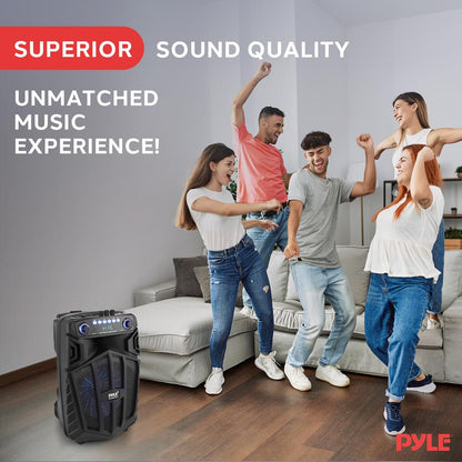 680W Portable Bluetooth PA Speaker Rechargeable LED Lights 10