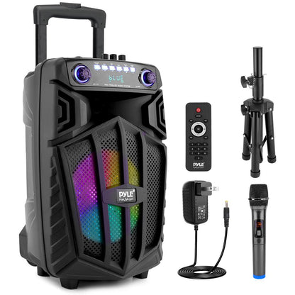 Portable Bluetooth PA Speaker 880W Rechargeable LED Lights