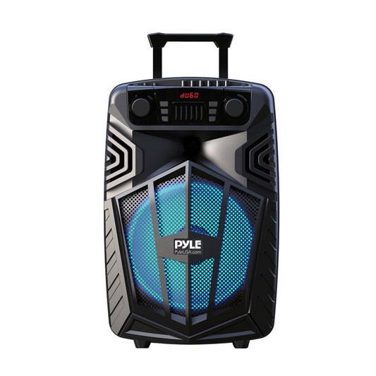 1680W Portable Bluetooth PA Speaker Rechargeable LED Lights 15