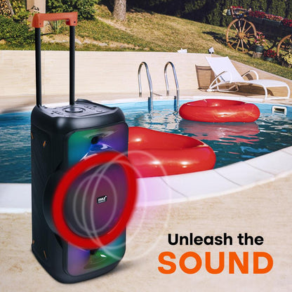 Bluetooth Party Speaker Powerful Sound TWS LED Lights Portable