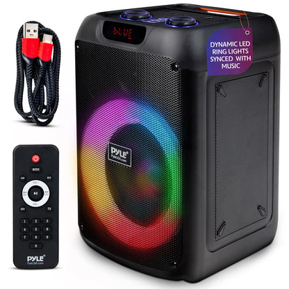 Bluetooth Party Speaker Powerful Bass TWS LED Lights Portable 100W
