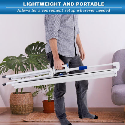 Portable Projector Screen 40 Easy Setup Matte White Tripod Stand