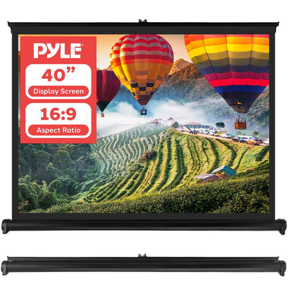 Portable Projector Screen 40 Easy Setup Matte White Display