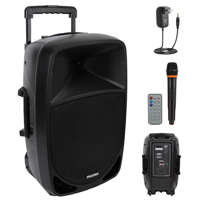Portable Bluetooth PA Speaker 1200W Rechargeable Battery 12 Subwoofer