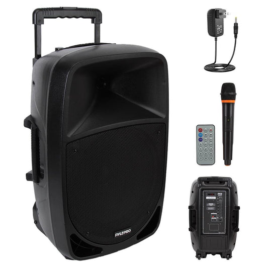 Portable Bluetooth PA Speaker 1200W Rechargeable Battery 12 Subwoofer