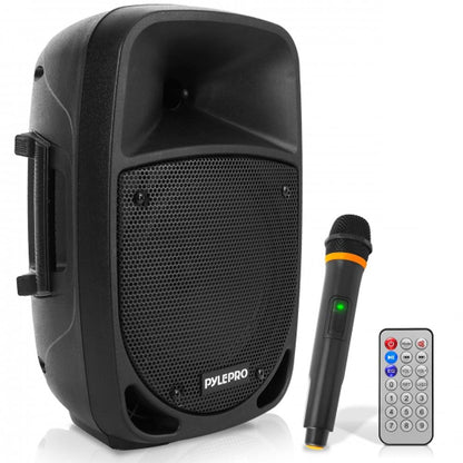 800W Portable Bluetooth PA Speaker Rechargeable UHF Mic 8 Subwoofer
