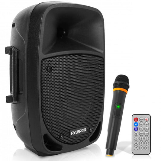 800W Portable Bluetooth PA Speaker Rechargeable UHF Mic 8 Subwoofer
