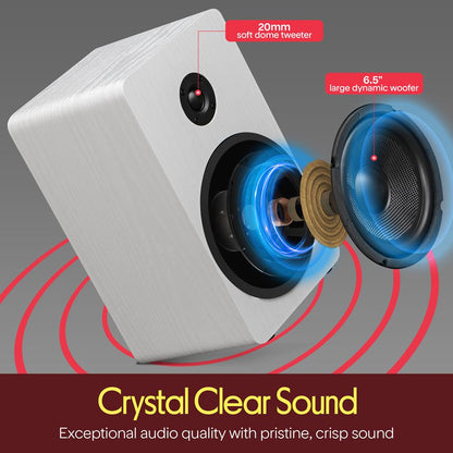 Bookshelf Speakers-PSMSP6WH