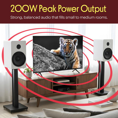 Bookshelf Speakers-PSMSP6WH