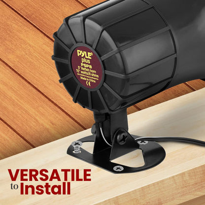 Portable PA Speaker All-Weather 5 Horn 25W Peak Swiveling Bracket