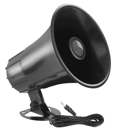 Portable PA Speaker All-Weather 5 Horn 25W Peak Swiveling Bracket