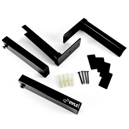 Adjustable Speaker Wall Mount Brackets 110 lbs Capacity Steel 2 Pack