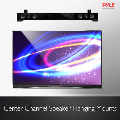 Adjustable Speaker Wall Mount Brackets 110 lbs Capacity Steel 2 Pack